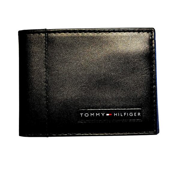 Tommy Hilfiger Other - NWT Tommy Hilfiger men’s black leather wallet slim billfold classic giftable